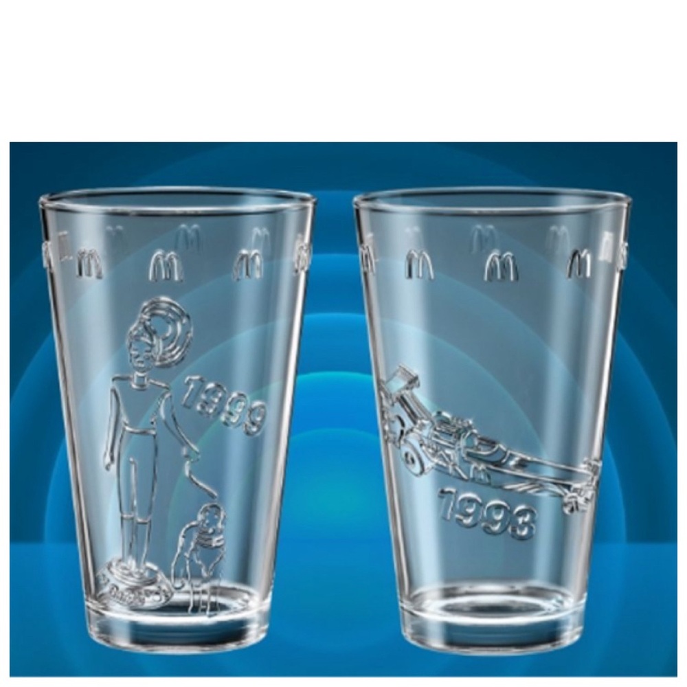 McDonald’s Canada Exclusive Barbie Hot Wheels Glass Cup Collector Edition 2024